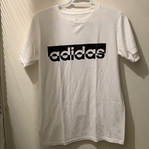 Men’s White Adidas T-Shirt